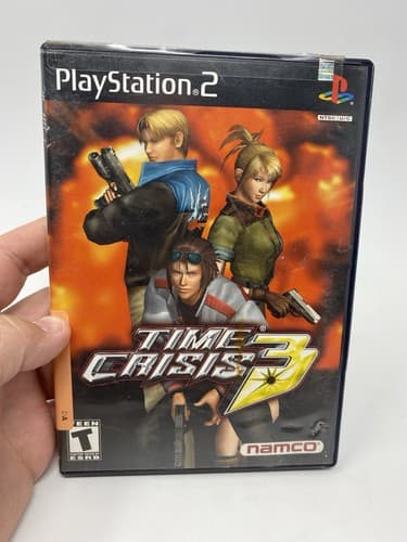 Time Crisis 3 (Sony PlayStation 2, PS2) Tested And Works- No Manual