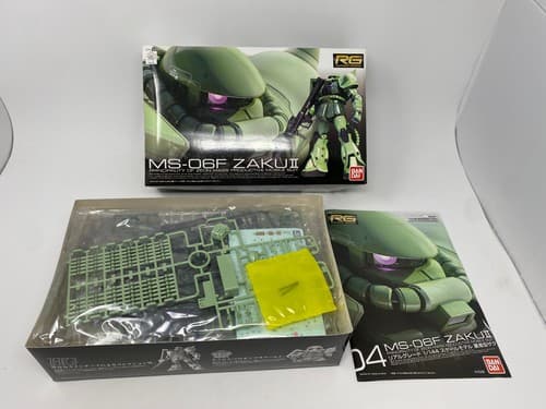 Gundam MS-06F ZAKU II Robot Figure Model Unused Bandai Japan Open Box Sealed — photo 7