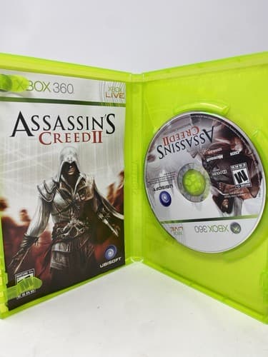 Xbox 360 Game Lot Of 2 Bundle Assassin's Creed 2 Brotherhood Cleaned & Tested — photo 8