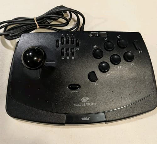 Sega Saturn Virtua Arcade Stick Controller MK-80112 Joystick Tested/Working OEM