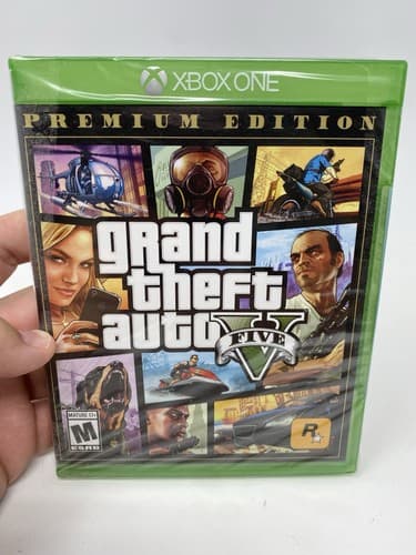 XBOX ONE GRAND THEFT AUTO V FIVE PREMIUM EDITION BRAND NEW SEALED PREP FOR GTA 6