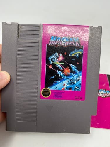 Authentic Nintendo NES Mag Max, 1988 Game Cartridge and Manual ONLY Tested — photo 3