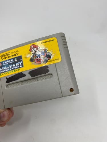 Super Mario Kart Nintendo SFC Super Famicom SHVC-MK Game Soft Japan Cart Only — photo 4