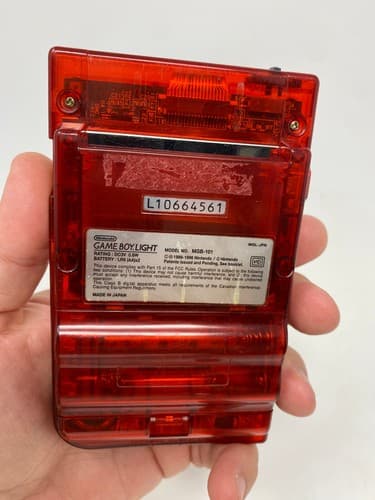 Nintendo Game Boy Light Console only Tezuka Osamu Astro boy Red / No Accessory — photo 8