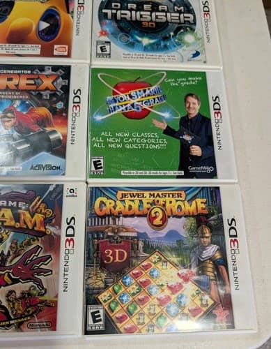 Lot Of 10 Nintendo 3DS Games - Tested - Pac-man, Sushi, Noir, Rex, Scribblenauts — photo 4