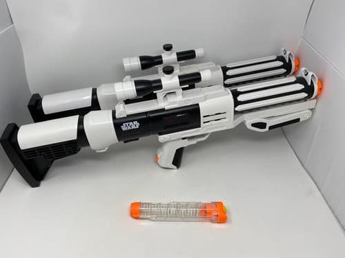 Lot of 2 STAR WARS Nerf Rival First Order Stormtrooper Blaster Rifle Gun Hasbro