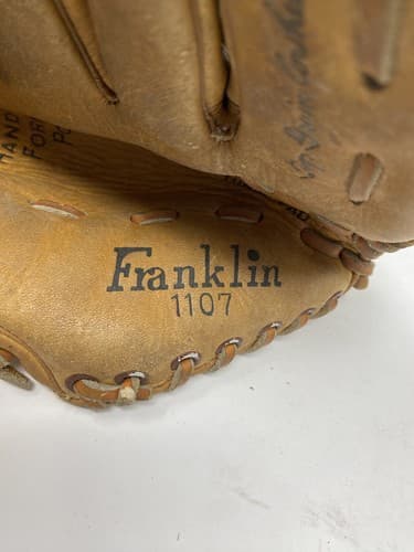 Baseball Glove Mitt Right Hand Thrower Franklin Japan 1107 Junior Top Cowhide — photo 8