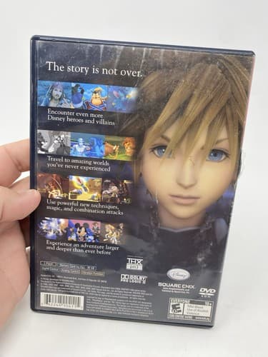 Kingdom Hearts II 2 Greatest Hits PS2 Square Enix Action RPG Disney Video Game — photo 5