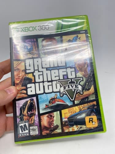 Grand Theft Auto V GTA 5 Microsoft Xbox 360 NEW Factory Sealed NTSC First Print — photo 3