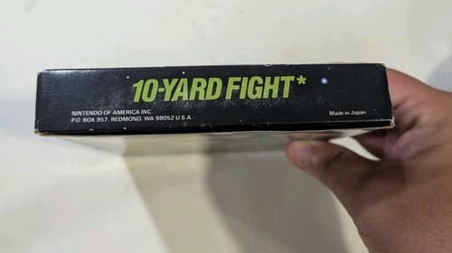 10- Yard Fight (Nintendo, NES) W/ Box with Hang Tab- TESTED & WORKS — photo 5
