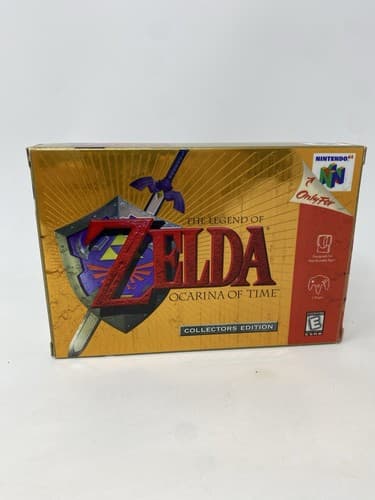 Legend of Zelda: Ocarina of Time - Collector's Edition (N64) - Manual Box & Game