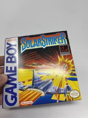 Solar Striker Nintendo GameBoy CIB Complete Game Inserts Manual Box Authentic — photo 3