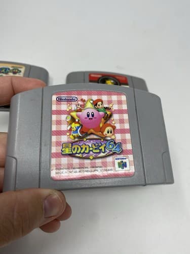 Lot of 3 Kirby Crystal Shards Yoshi Story Pokémon Snap Nintendo N64 Japan Import — photo 4