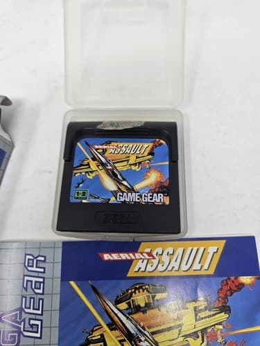 Aerial Assault (Sega Game Gear, 1992) w/ Box & Manual Complete Rare — photo 8