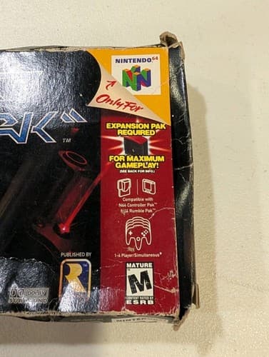 Perfect Dark N64 (Nintendo 64) CIB Complete Tested Working Very Rough Box — photo 5