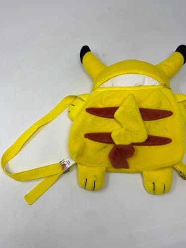 Pokemon Pikachu Yellow plush backpack original — photo 7