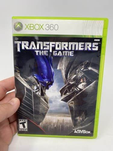 Transformers: The Game (Microsoft Xbox 360, 2007) No Manual Tested