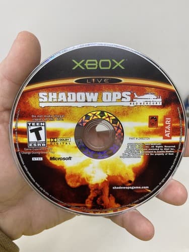 Xbox Lot Of 4 Rainbow Six Shadow Ops Medal Of Honor European Assault Ghost Recon — photo 5