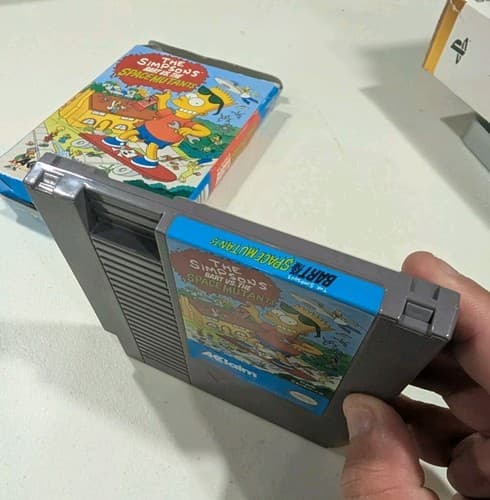 NES The Simpsons Bart Vs Space Mutants Boxed No Manual Nintendo Original 1991 — photo 3