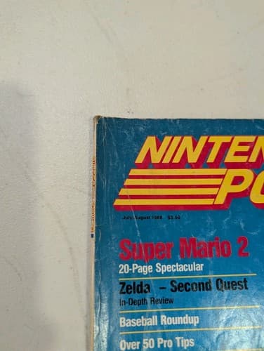 Nintendo Power Magazine July/August 1988 #1 First Issue W/ Poster — photo 2