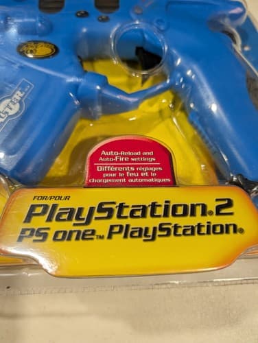 Madcatz Blaster For PS1 & PS2 Playstation 2 Blue Controller New Sealed — photo 3