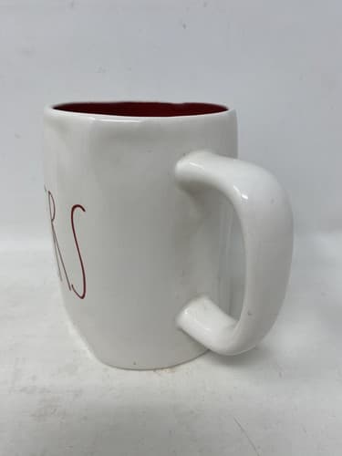 NEW Rae Dunn HERS Mug Cup - Red Inside And Text Color Magenta Artisan Collection — photo 2