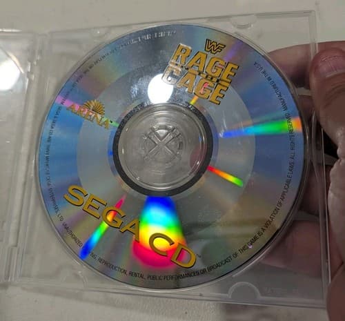 WWF Rage in the Cage - Sega CD Game Disc Only Tested — photo 2