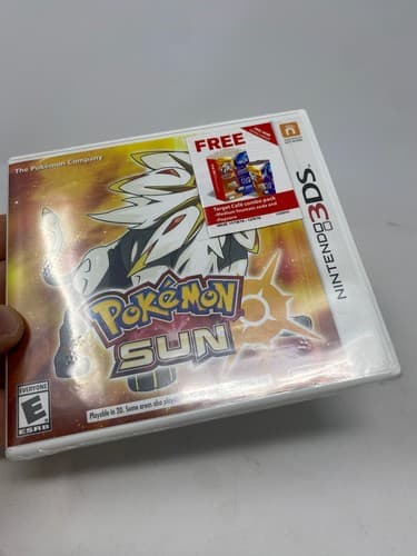 Pokemon Sun Nintendo 3DS NEW SEALED Target Cafe Combo Pack Promo Sticker 2016 — photo 5