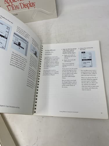 Vintage Macintosh "Getting Started" Manual Ships Fast and Circa 1990s — photo 4
