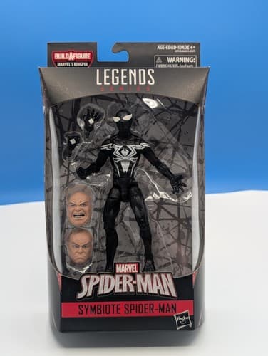 MARVEL LEGENDS SYMBIOTE SPIDER-MAN 6" FIGURE KINGPIN BAF HASBRO NEW SEALED 2019