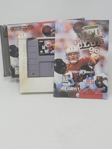 NFL Quarterback Club 96 SNES Super Nintendo Authentic in Original Box — photo 7