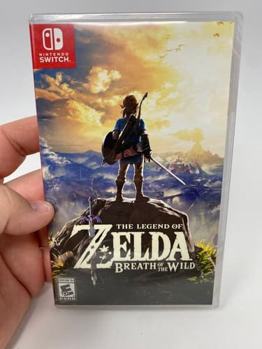 Legend Zelda Breath of Wild (Nintendo Switch) Factory Sealed! FIRST-PRINT 00000