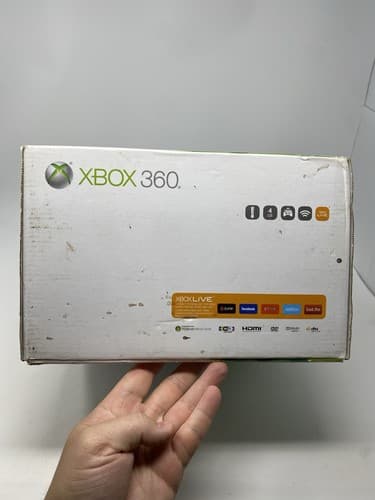 Microsoft Xbox 360 S 4GB Black Console CIB w/ Controller Tested Works — photo 7