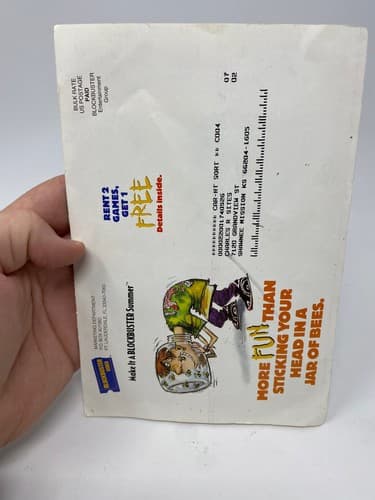 Blockbuster Video Games Of Summer Sweepstakes Insert Authentic — photo 3