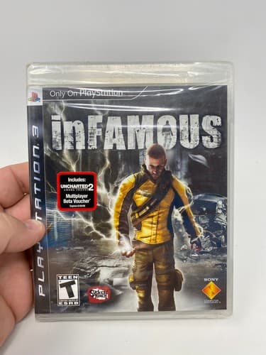 Infamous RARE PS3 Sucker Punch Version Promo Sticker 1st - Brand New Sealed — photo 2