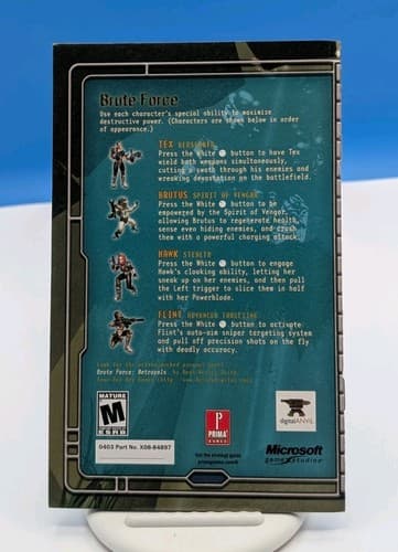 Brute Force Microsoft Original Xbox 2003 Game with Manual — photo 5