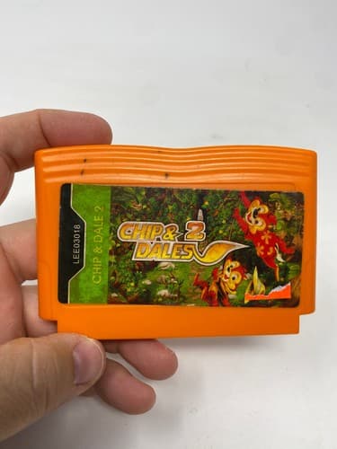 Chip n Dale 2 Russian NewGame Dendy Famicom Cartridge Orange LEE03018 Unofficial
