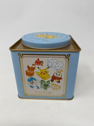 Pokemon Center 20th Anniversary Pikachu Figure Tin Collectible Storage Canister