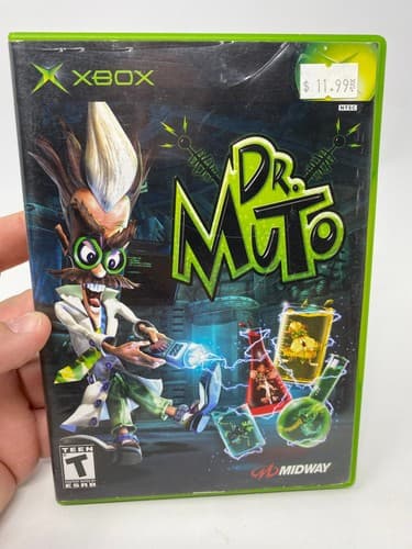 Dr. Muto (Microsoft Xbox, Midway) complete w/ case & manual- Tested/working-