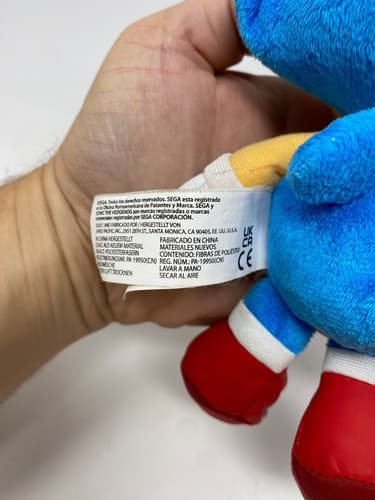 Classic Sonic the Hedgehog Plush Big Head Sitting Stuffed Toy Blue Sega — photo 7