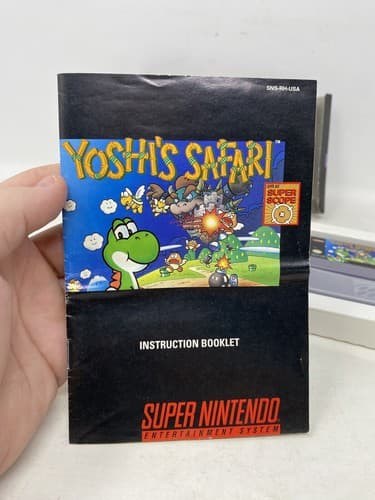 Yoshi's Safari (Super Nintendo Entertainment System, 1993) - Complete In Box!!! — photo 8
