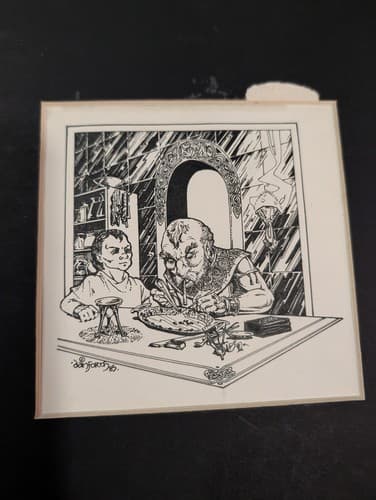 Liz Danforth Artwork 1985 RPG Illustration Original