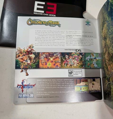 Square Enix 2006 E3 Catalog PlayStation Games Promo Final Fantasy VII Rare Book — photo 4