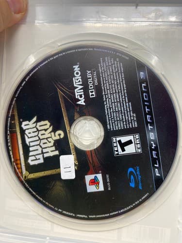 Guitar Hero 5 - Sony PlayStation PS3 - Disc Case & Insert Tested working — photo 9