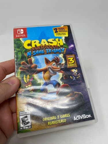 Crash Bandicoot N. Sane Trilogy Nintendo Switch Includes 3 Games Remastered — photo 3