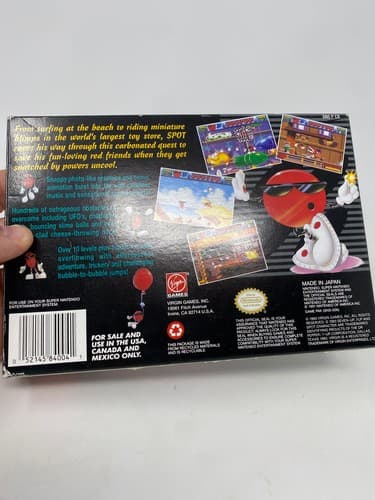 Cool Spot Super Nintendo CIB Complete SNES Cart Box & Manual Tested — photo 8