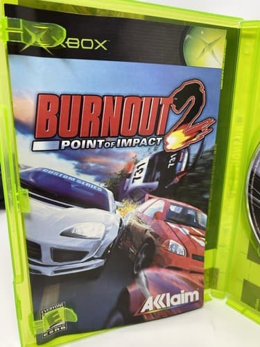 Lot Of 4 Xbox Games Burnout Revenge Point Of Impact Developers PGR Forza Motorsp — photo 5