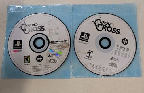 Chrono Cross Sony PlayStation 1 PS1 - Discs Only Disc 1 + 2 Working Tested