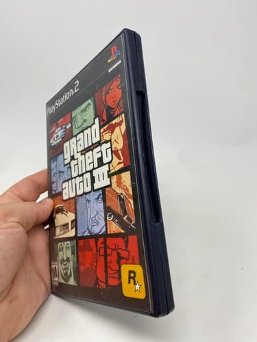 Grand Theft Auto III-GTA 3-Playstation 2-PS2-CIB w/Map & Manual-Tested — photo 2