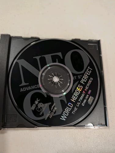 World Heroes Perfect Neo Geo CD US Version Rare, Tested — photo 4